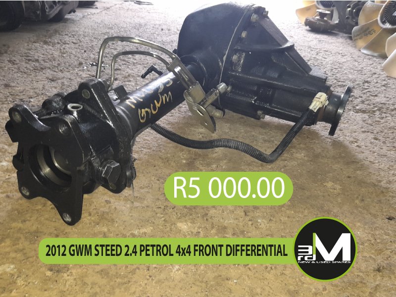 2012 GWM STEED 2.4 PETROL 4x4 FRONT DIFFERENTIAL - Private Seller