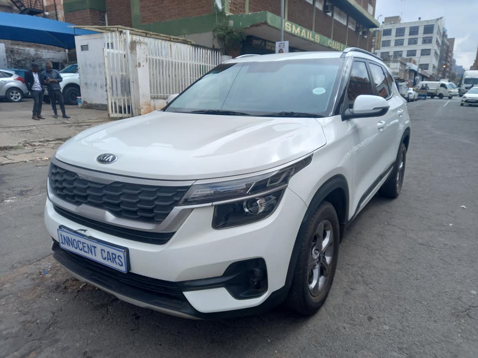 2021 KIA SELTOS 1.6 GLS  PETROL, AUTOMATIC TRANSMISSION, WHITE COLOUR, MILEAGE 76000KM