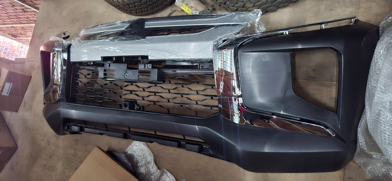 New Mitsubishi Triton 2024 Complete Front Bumper Assembly - Aftermarket parts