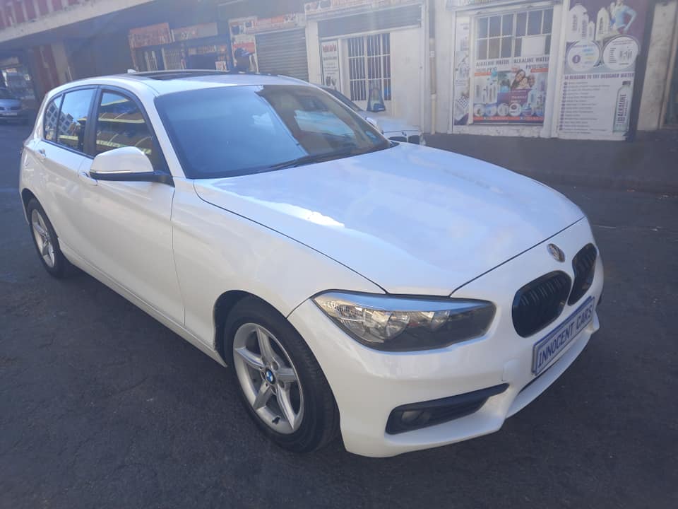 2016 BMW 118i PETROL, 3 SERIES, MANUAL, WHITE COLOR, MILEAGE 95000KM