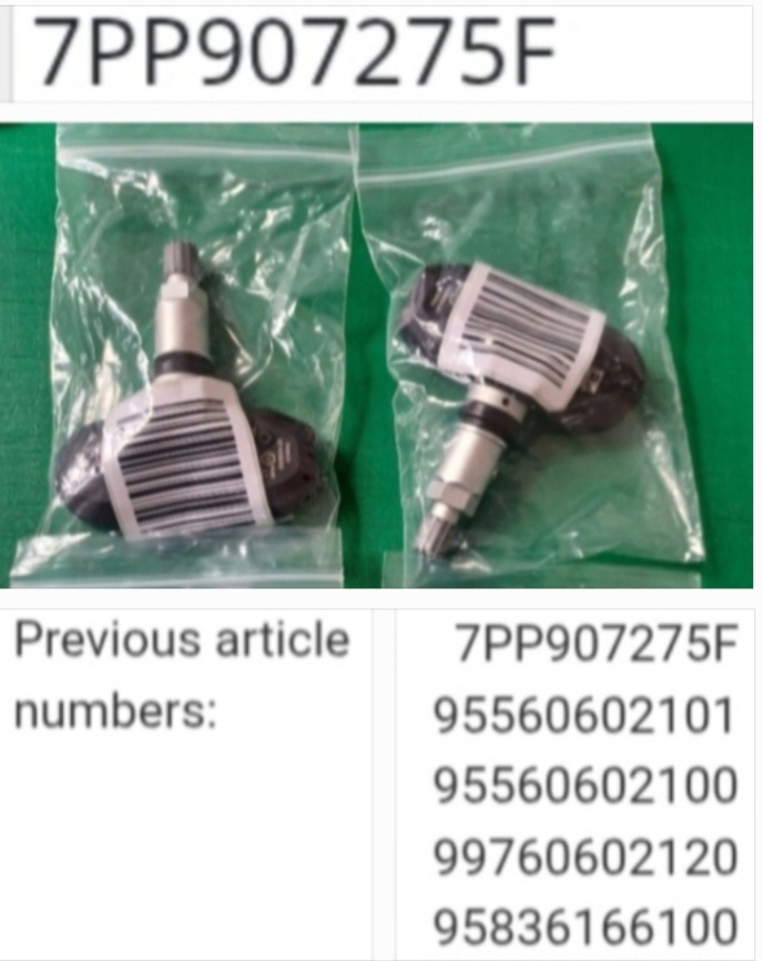 Porsche Cayman TPMS / Tyre pressure monitor sensors and valves - Private Seller Porsche Cayman TPMS / Tyre pressure monitor sensors and valves - Private Seller