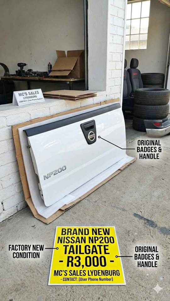 BRAND NEW Nissan NP200 Tailgate - Private Seller BRAND NEW Nissan NP200 Tailgate - Private Seller