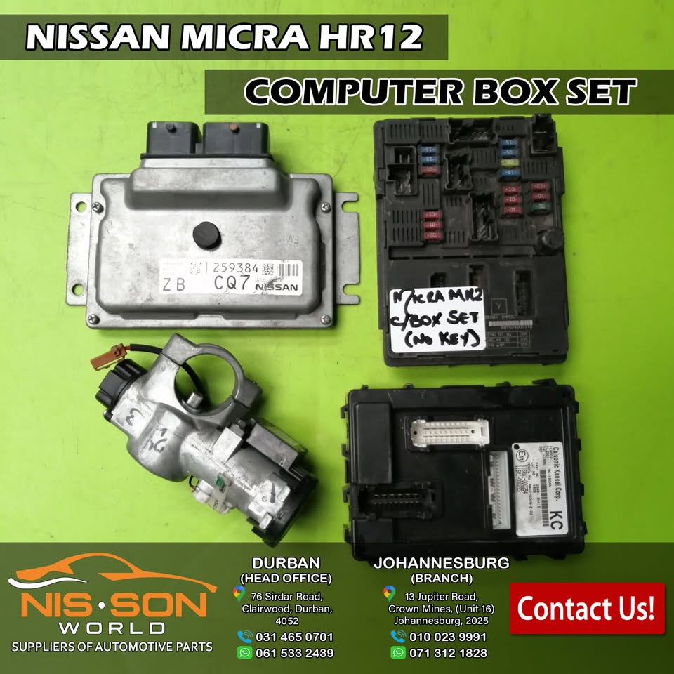 NISSAN MICRA HR12 COMPUTER BOX SET - Private Seller