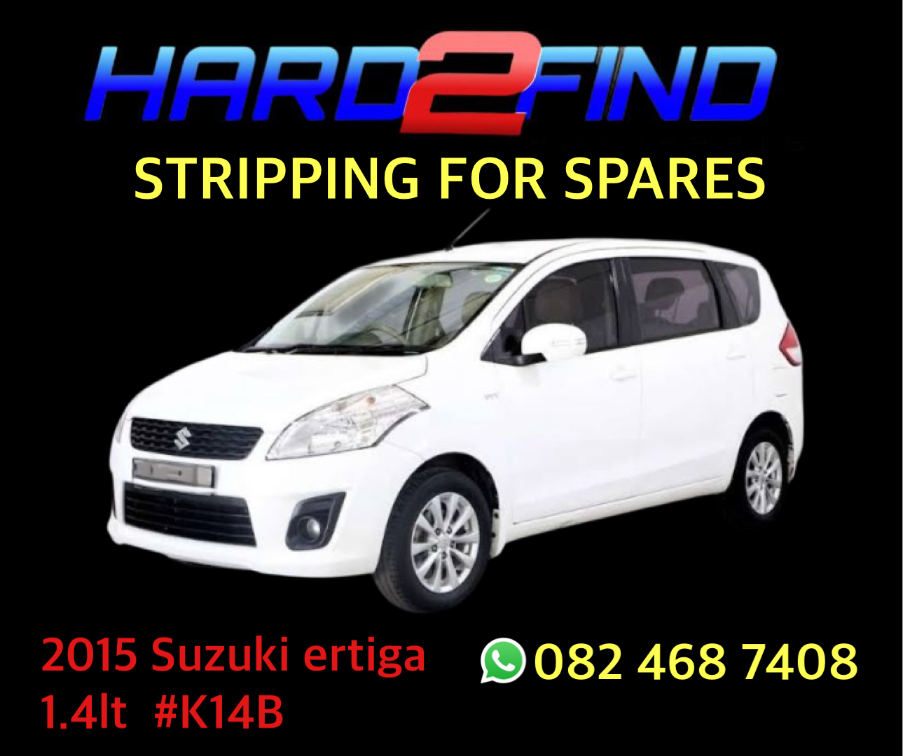 2015 Suzuki Ertiga 1.4 #K14B Stripping For Spares - Private Seller 2015 Suzuki Ertiga 1.4 #K14B Stripping For Spares - Private Seller