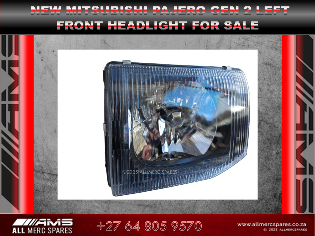 New Mitsubishi Pajero Gen 2 Left Front Headlight – In Stock! - Private Seller New Mitsubishi Pajero Gen 2 Left Front Headlight – In Stock! - Private Seller