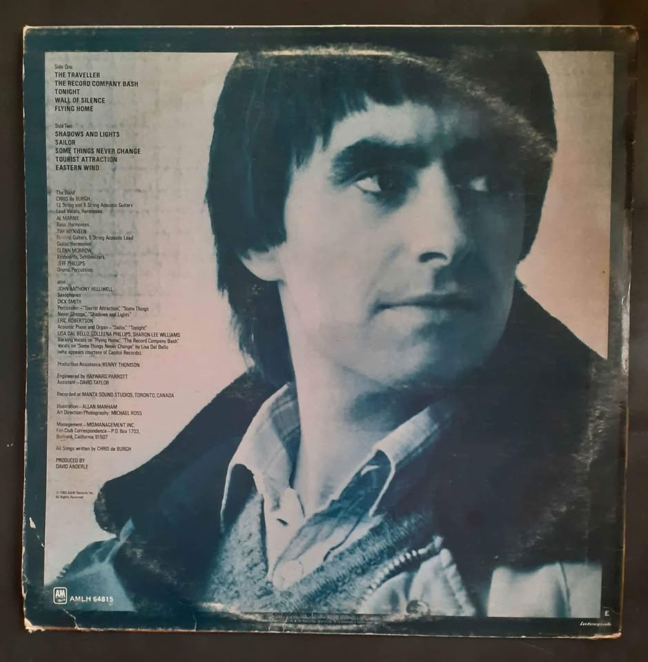 Chris de Burgh - Eastern Wind LP Record