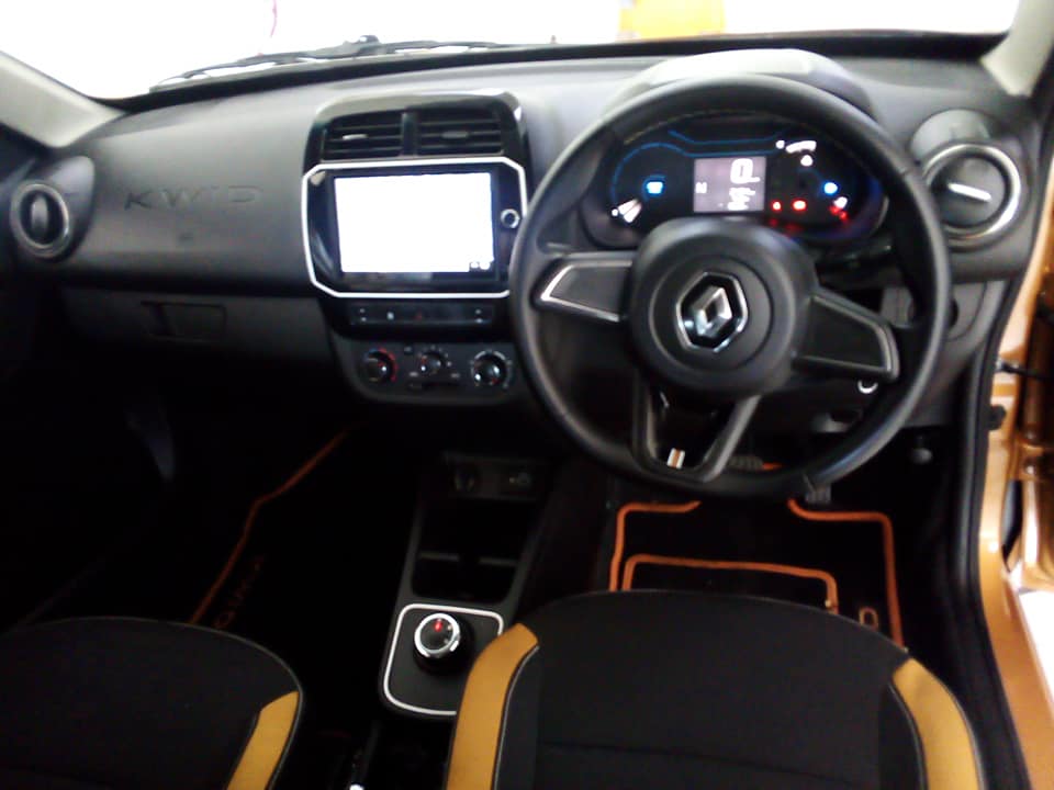 2022 RENULT KWID 1.0 DYNAMIC ACCIDENT FREE  ORANGE REVERSE CAMERA, AUTOMATIC  PETROL 2500KM