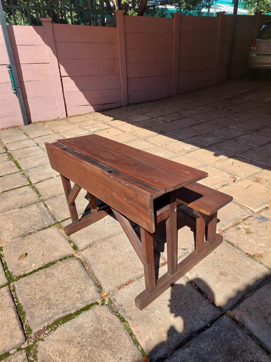 Antique schooldesk Antique schooldesk