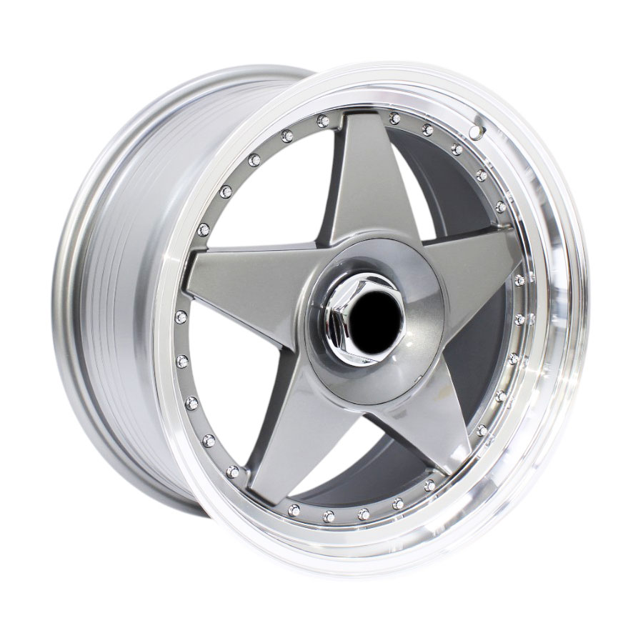 17″ E017 4/5/100 Gunmetal & Studs Alloy Wheels