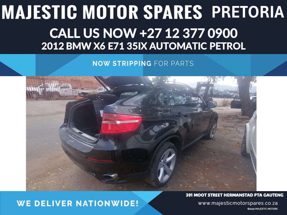 2012 Bmw X6 E71 35ix stripping for used spares - Private Seller 2012 Bmw X6 E71 35ix stripping for used spares - Private Seller