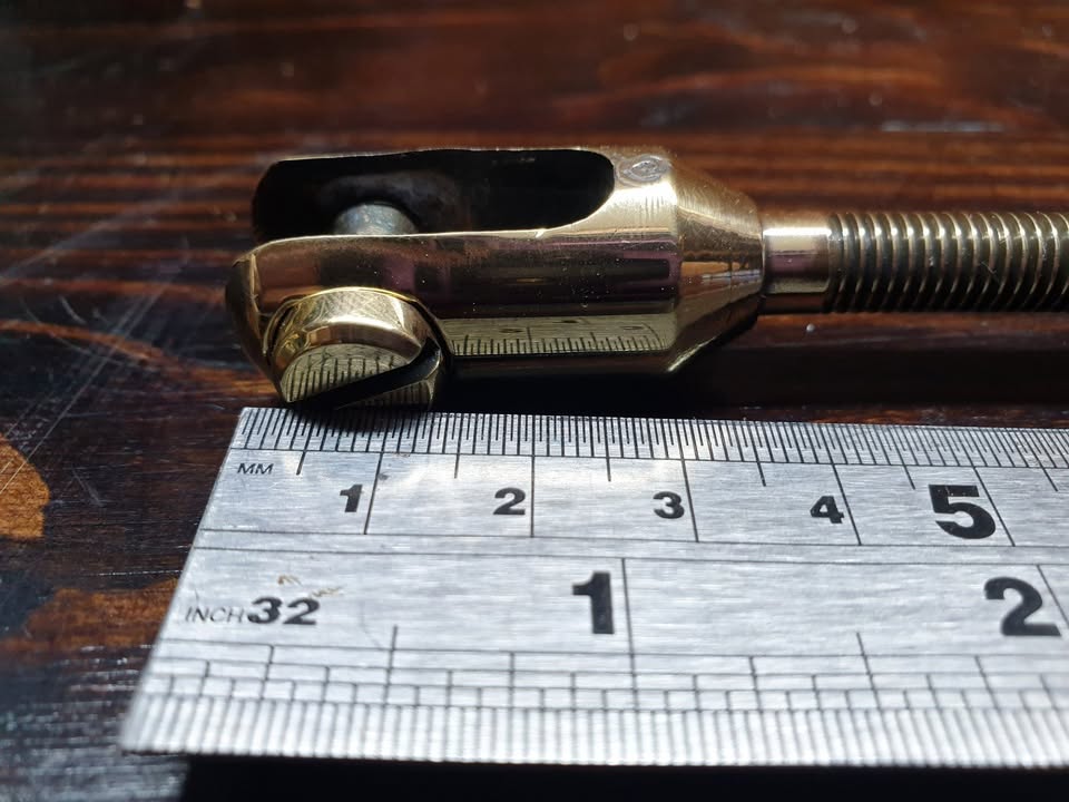 Vintage WW 2 Brass turnbuckle