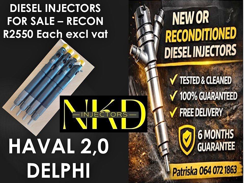 HAVAL 2,0 - DIESEL INJECTORS -FREE NATIONWIDE DELIVERY - Private Seller HAVAL 2,0 - DIESEL INJECTORS -FREE NATIONWIDE DELIVERY - Private Seller