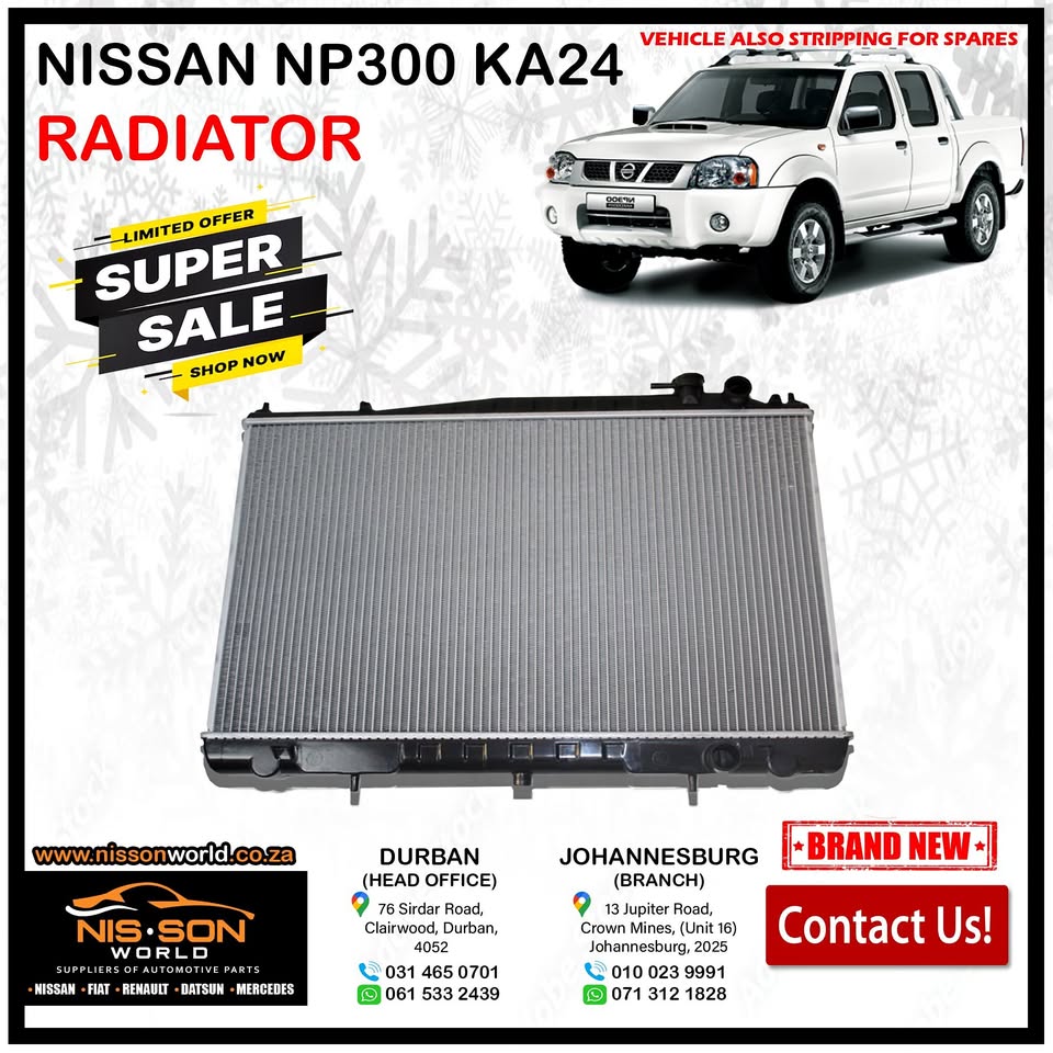 NISSAN NP300 KA24 RADIATOR - Private Seller NISSAN NP300 KA24 RADIATOR - Private Seller