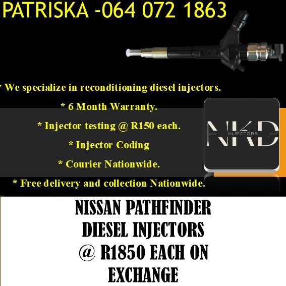 NISSAN PATHFINDER DIESEL INJECTORS FOR SALE - Private Seller NISSAN PATHFINDER DIESEL INJECTORS FOR SALE - Private Seller
