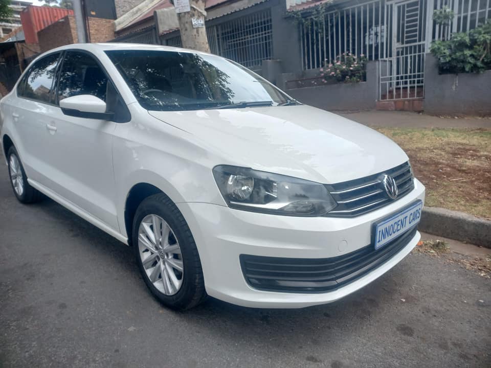 2019 VW POLO 6 SEDAN 1.4 PETROL, MANUAL, WHITE COLOR, MILEAGE 58000KMS