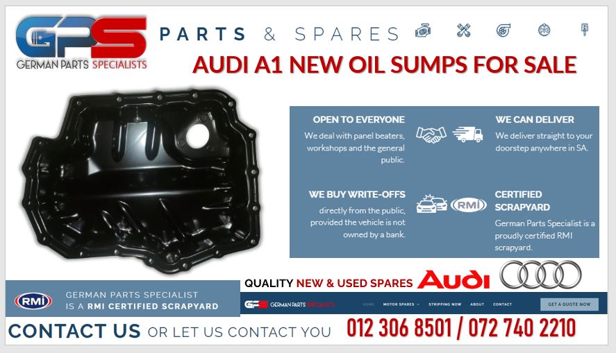 Audi A1 new replacement oil sump for sale - Private Seller Audi A1 new replacement oil sump for sale - Private Seller