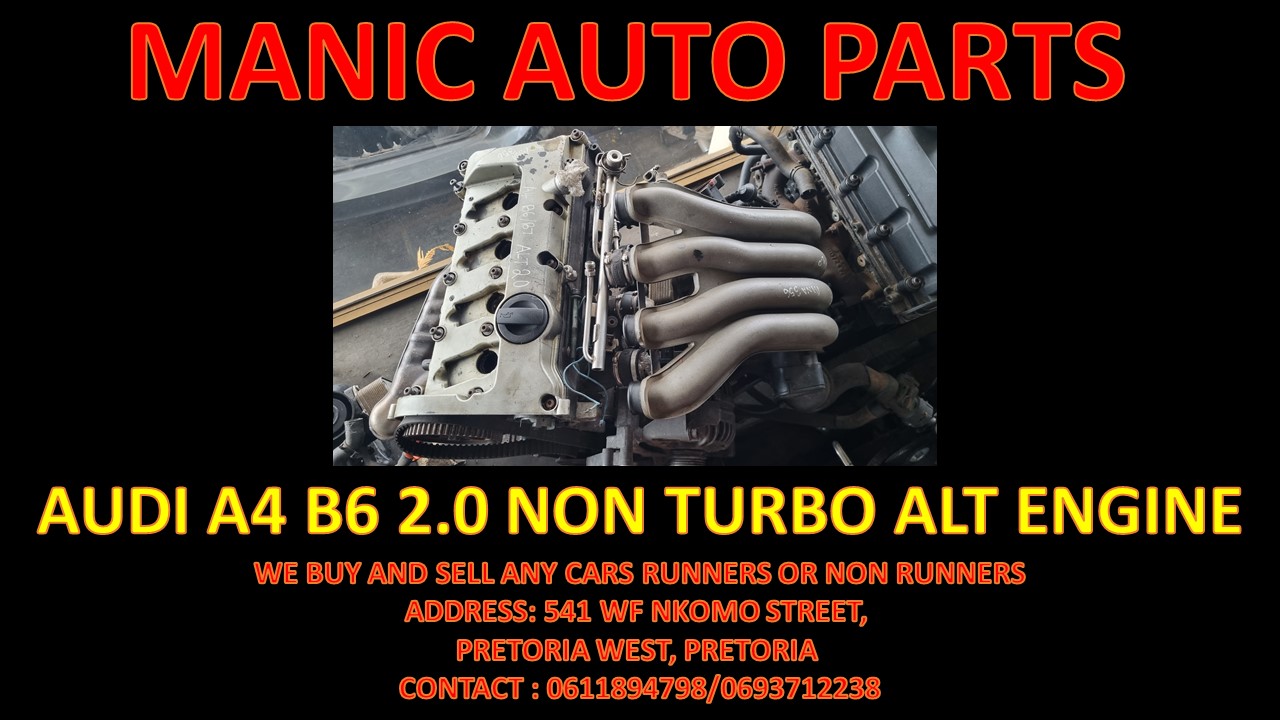 AUDI A4 B6 2.0 NON TURBO ALT ENGINE - Private Seller AUDI A4 B6 2.0 NON TURBO ALT ENGINE - Private Seller