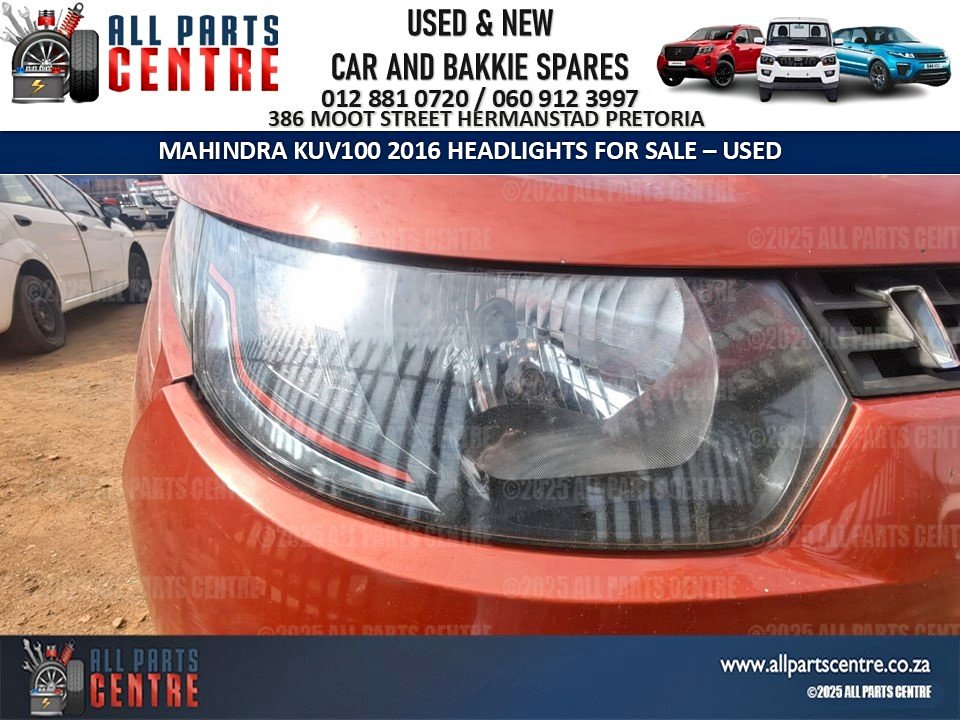 Mahindra KUV100 2016 Headlights - Private Seller Mahindra KUV100 2016 Headlights - Private Seller