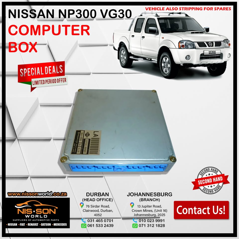 NISSAN NP300 VG30 COMPUTER BOX - Private Seller