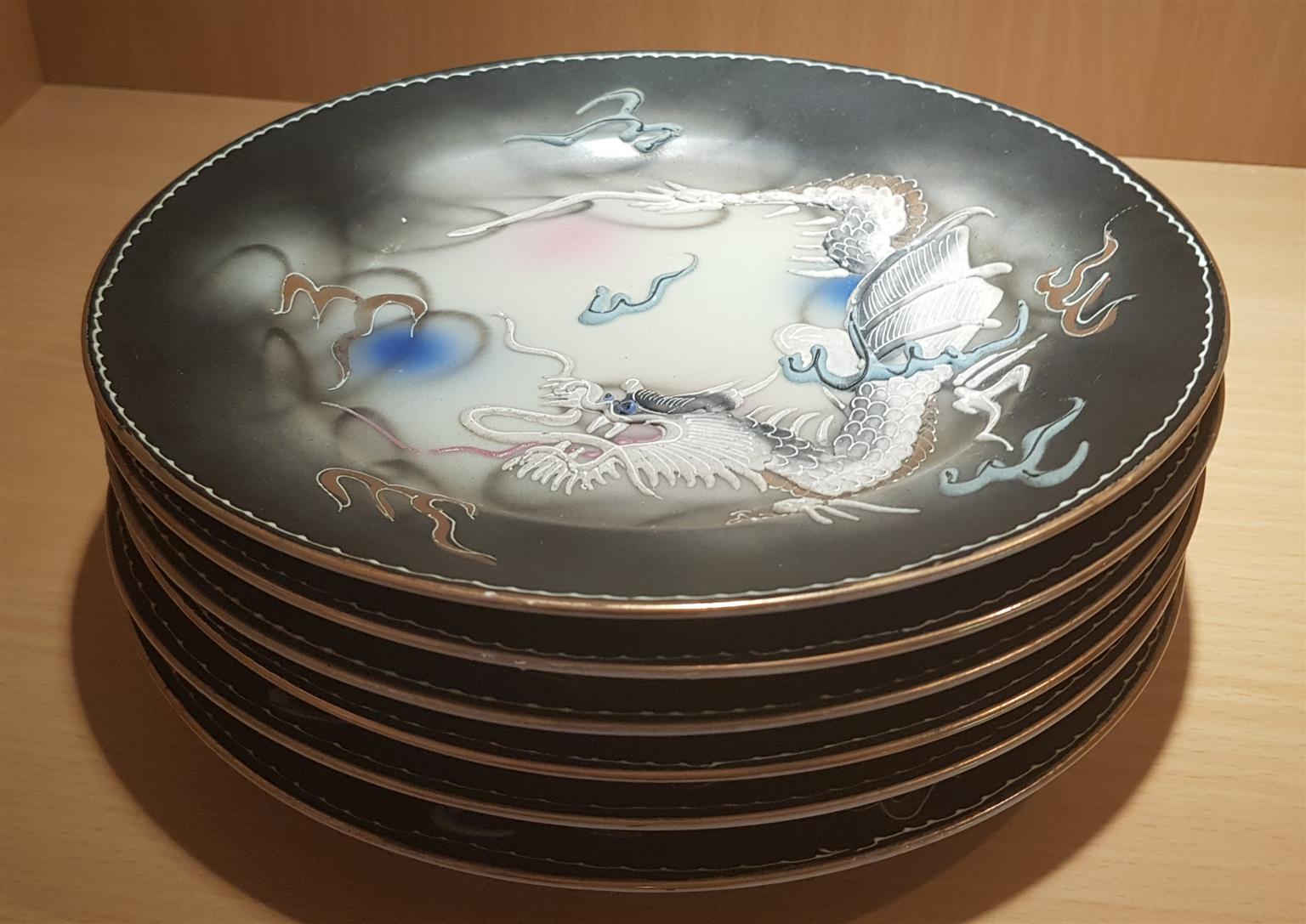 Vintage Japanese Dragon Tea Set