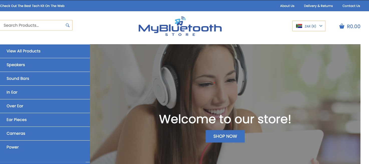 MyBlueToothStore | 200+ Products Dropshipping Store for Sale
