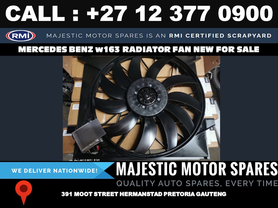 Mercedes Benz ML W163 new radiator fan with resistor - Private Seller Mercedes Benz ML W163 new radiator fan with resistor - Private Seller