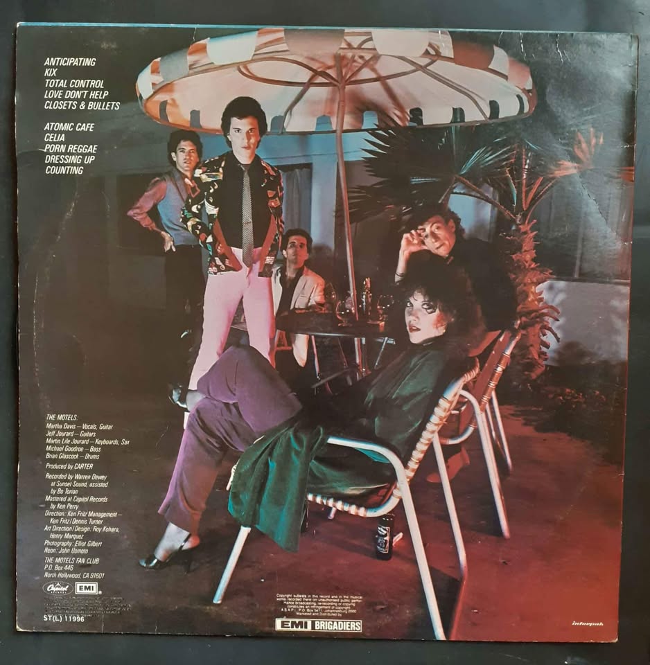 Motels - Motels LP Record
