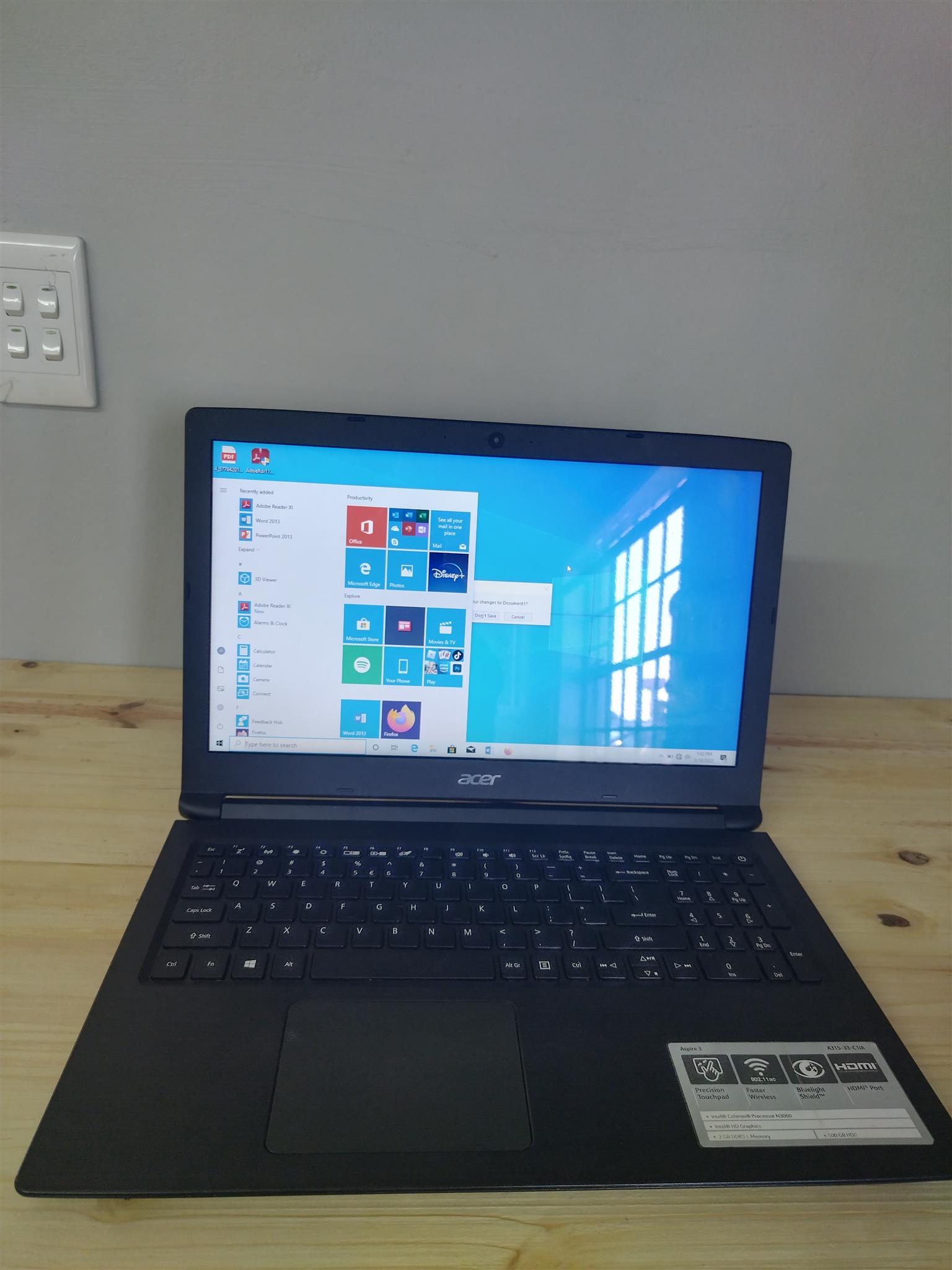 Clean Acer aspire laptop 