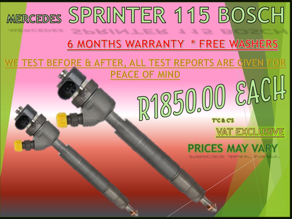 Mercedes Sprinter Bosch Diesel Injectors - Private Seller Mercedes Sprinter Bosch Diesel Injectors - Private Seller