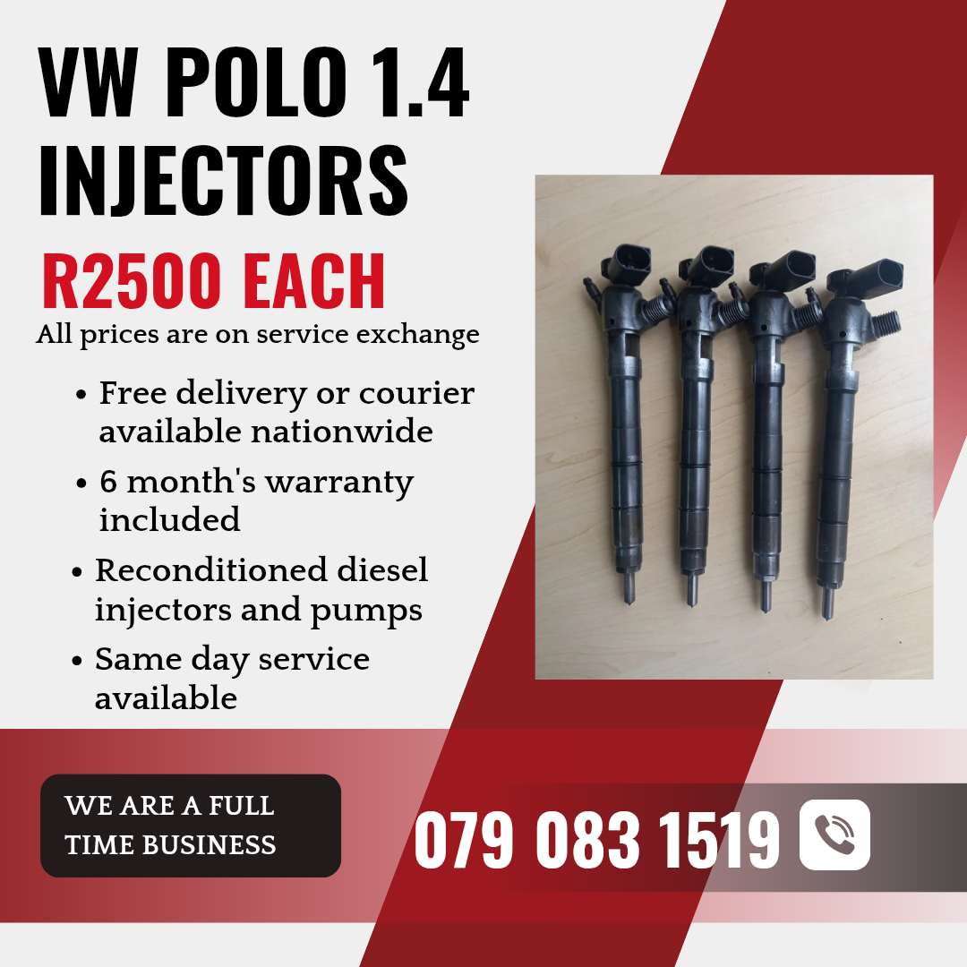 VW POLO 1.4 INJECTORS FOR SALE WITH WARRANTY INCLUDED - Private Seller VW POLO 1.4 INJECTORS FOR SALE WITH WARRANTY INCLUDED - Private Seller