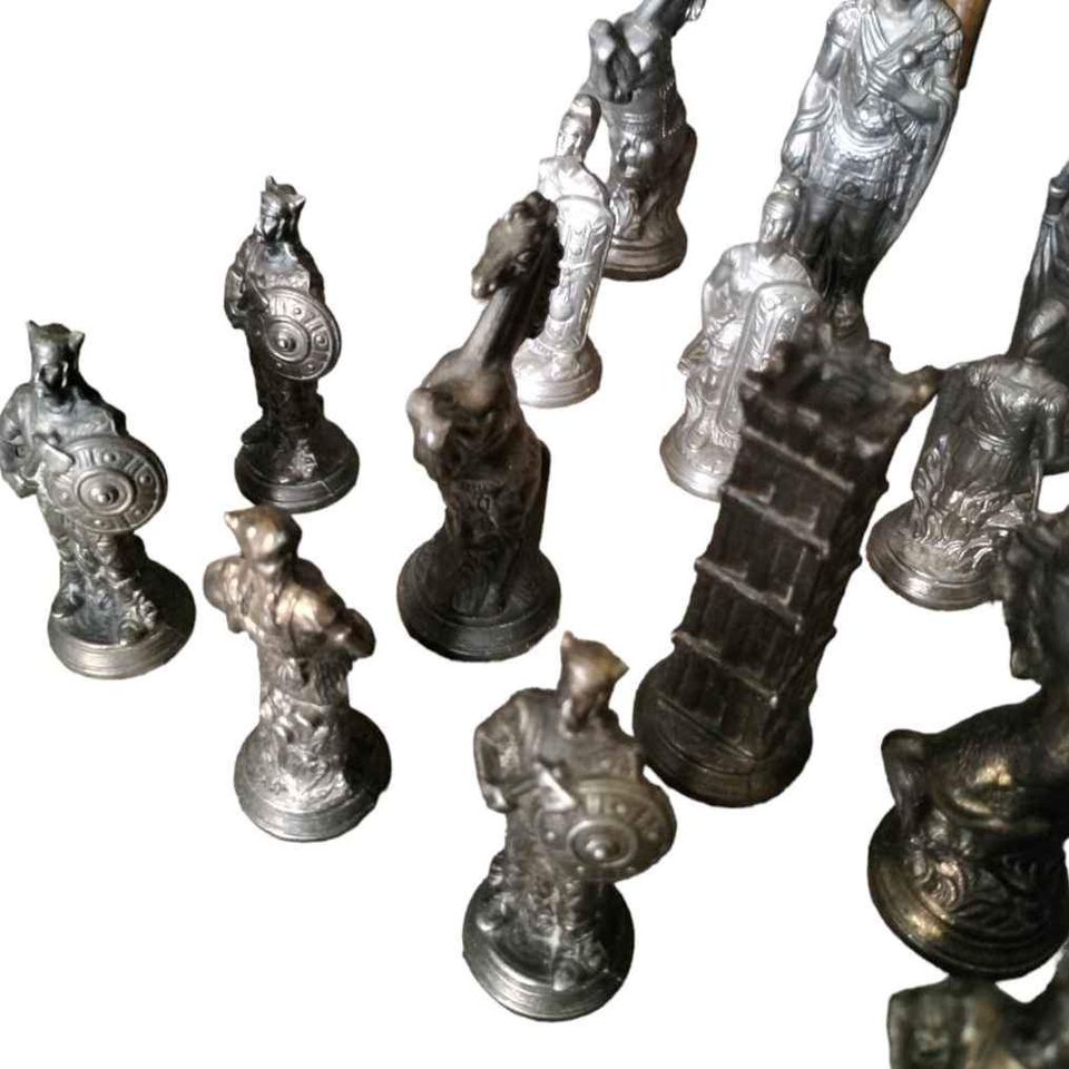 Vintage 1970s chess pieces