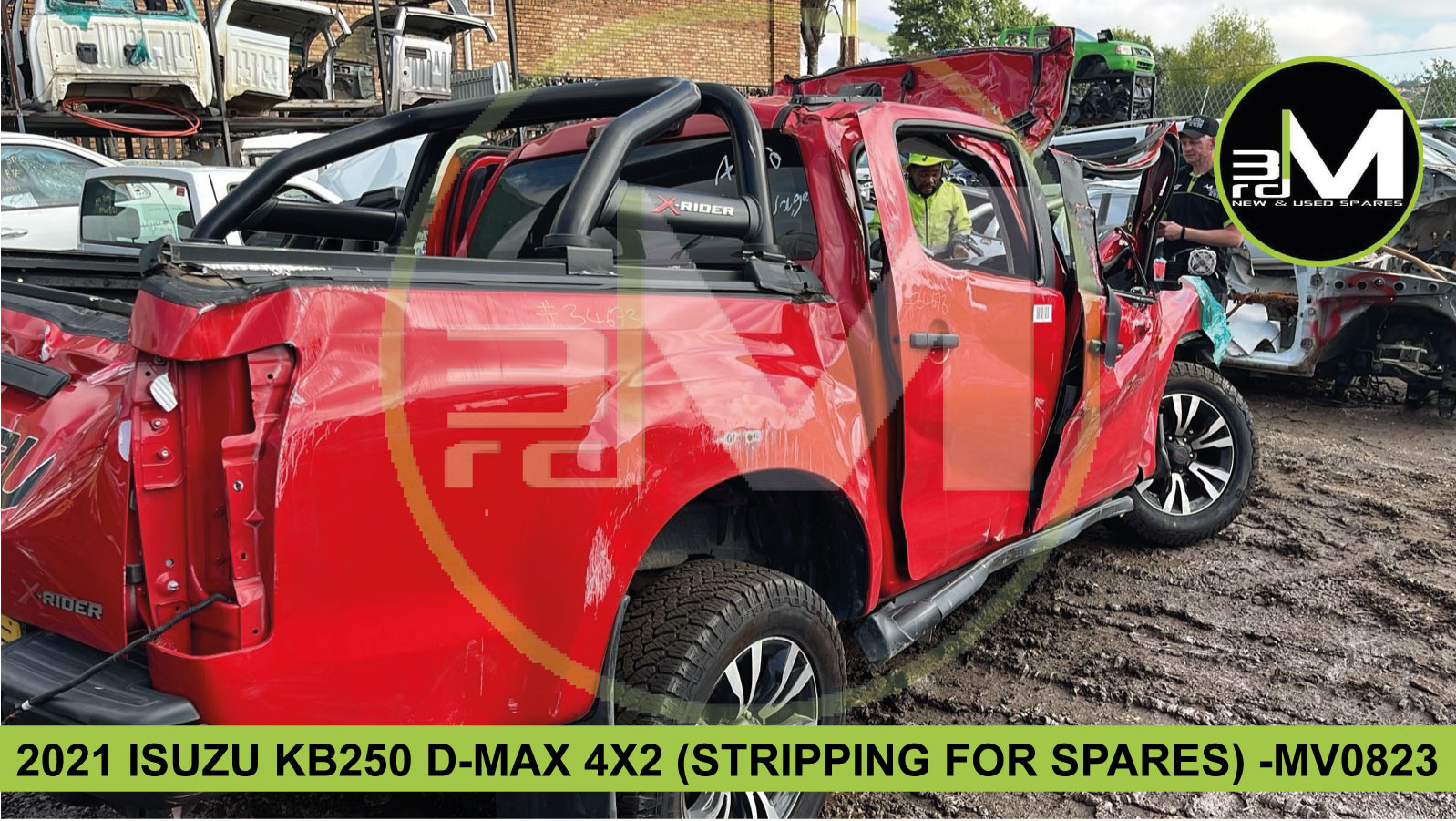 2021 ISUZU D-MAX 4X2 3.0 (STRIPPING FOR PARTS) - MV0823 - Private Seller 2021 ISUZU D-MAX 4X2 3.0 (STRIPPING FOR PARTS) - MV0823 - Private Seller
