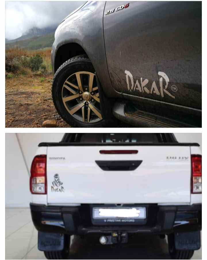 Toyota Hilux Dakar lower door and tailgate stickers sets - Private Seller
