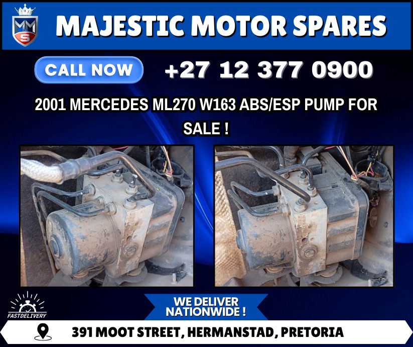 2001 Mercedes-Benz ML270 (W163) ABS/ESP Pump for Sale - Used - Private Seller 2001 Mercedes-Benz ML270 (W163) ABS/ESP Pump for Sale - Used - Private Seller