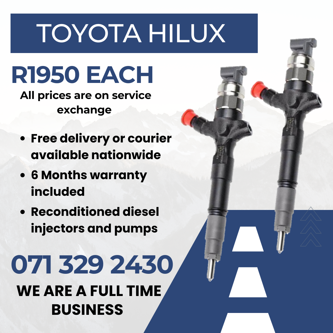 TOYOTA HILUX INJECTORS FOR SALE WITH WARRANTY - Private Seller TOYOTA HILUX INJECTORS FOR SALE WITH WARRANTY - Private Seller