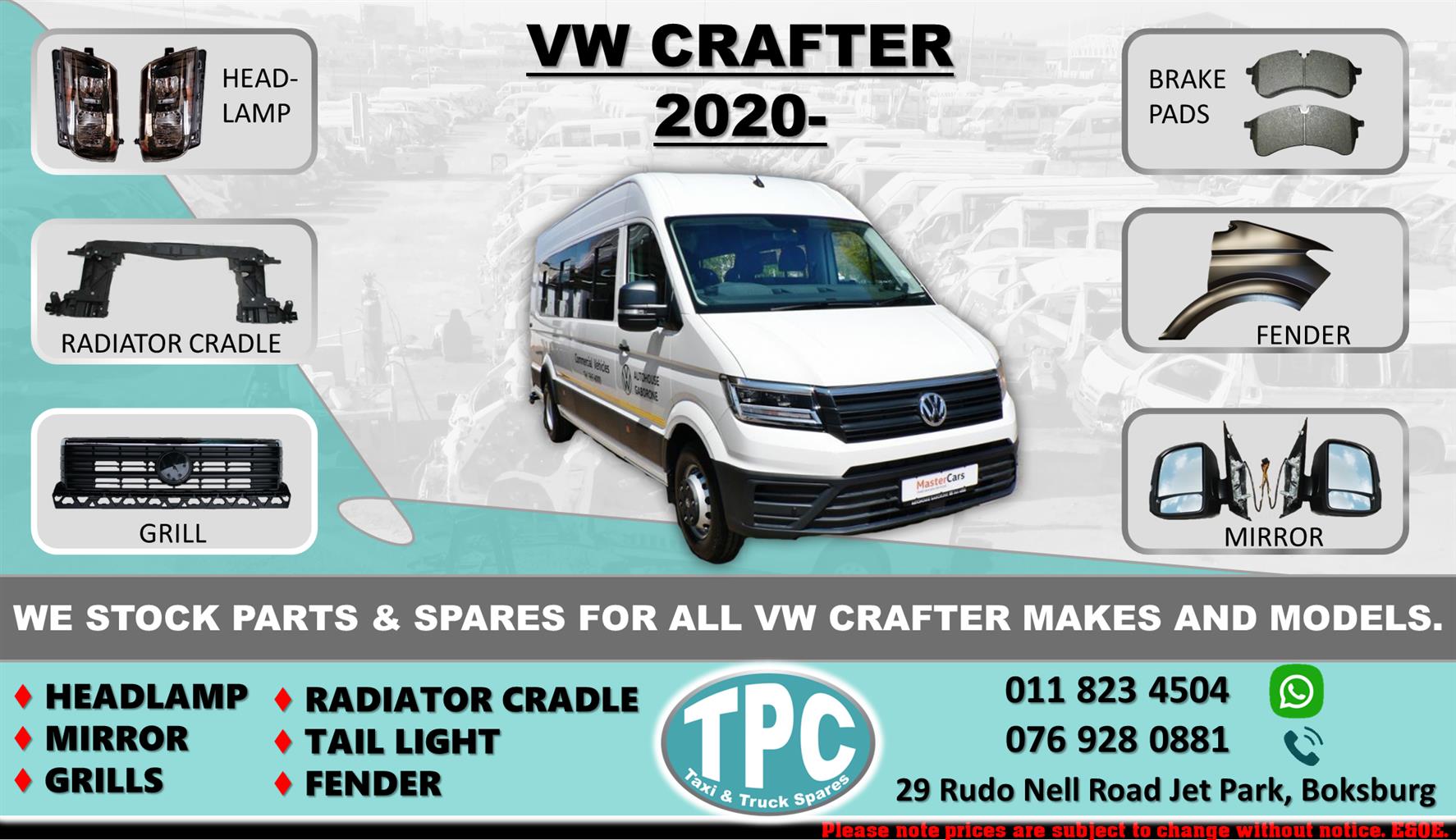 Vw crafter breakers near shop me