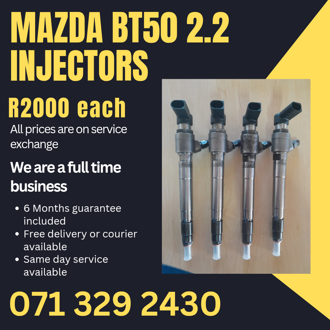MAZDA BT50 2.2 DIESEL INJECTORS FOR SALE WITH WARRANTY - Private Seller MAZDA BT50 2.2 DIESEL INJECTORS FOR SALE WITH WARRANTY - Private Seller