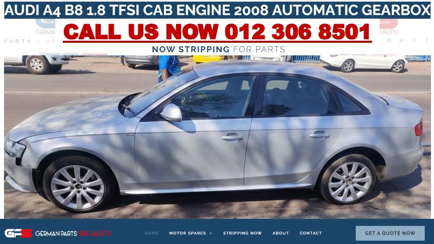 Audi A4 B8 1.8 TFSI CAB Engine 2008 Automatic Gearbox Used Spares And Used Parts - Private Seller Audi A4 B8 1.8 TFSI CAB Engine 2008 Automatic Gearbox Used Spares And Used Parts - Private Seller