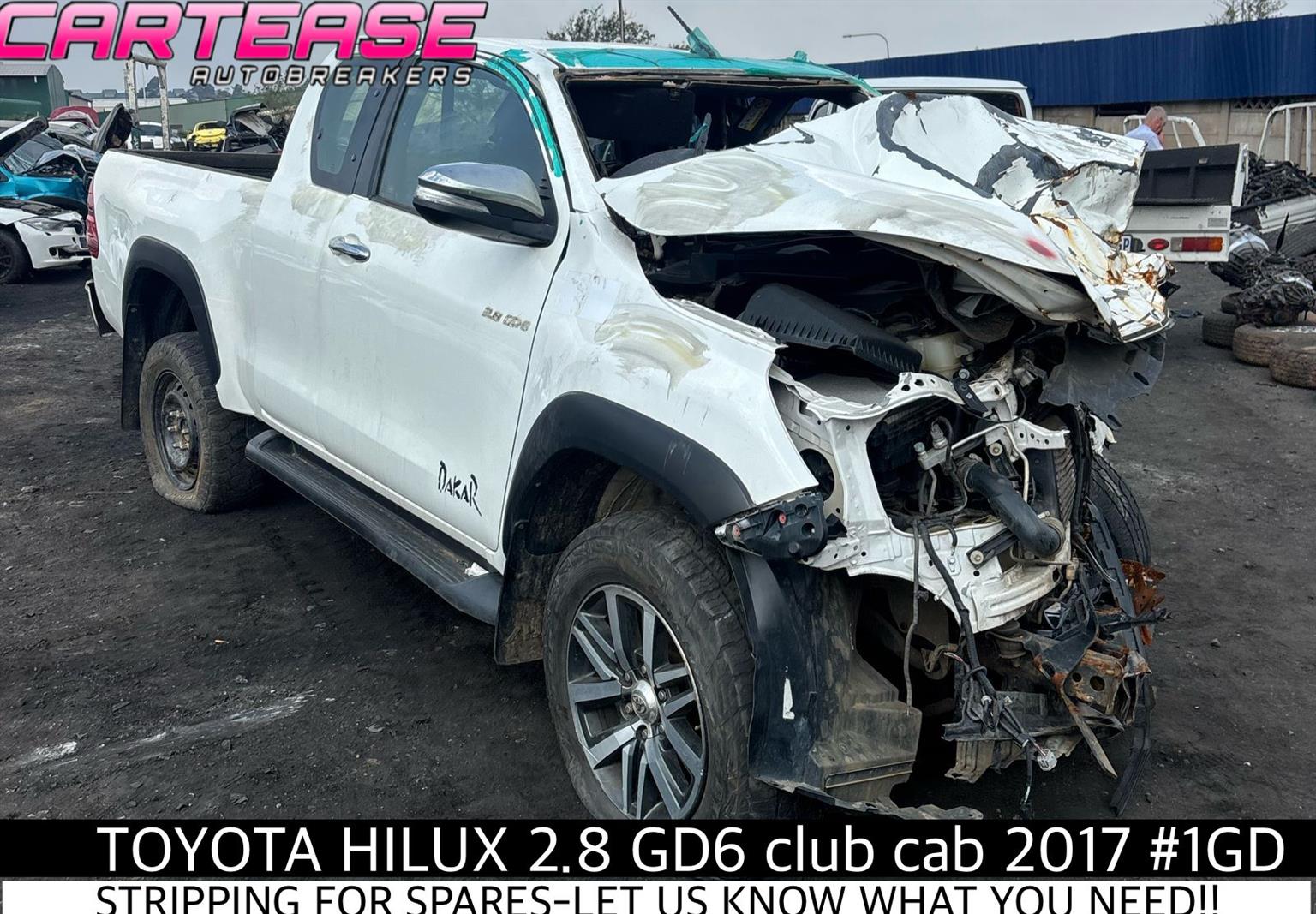 Toyota Hilux 2.8 GD6 Club Cab 2017 #1GD Stripping - Private Seller Toyota Hilux 2.8 GD6 Club Cab 2017 #1GD Stripping - Private Seller