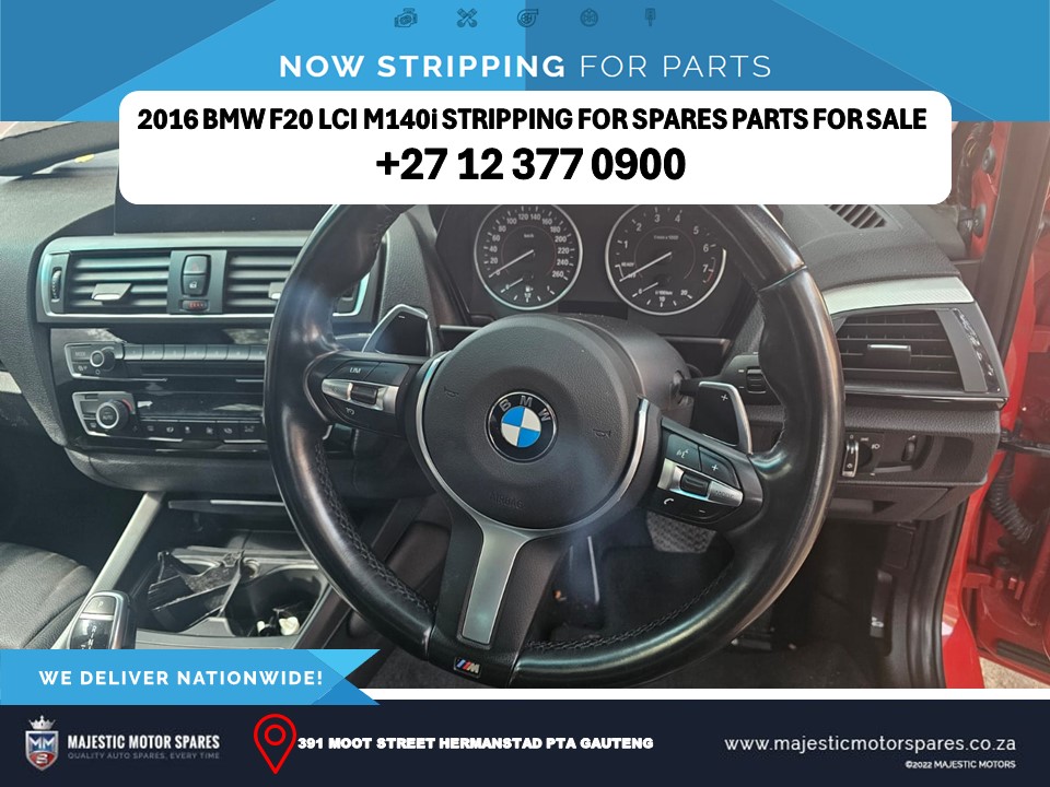 Red 2016 BMW F20 M140I Stripping for Spares