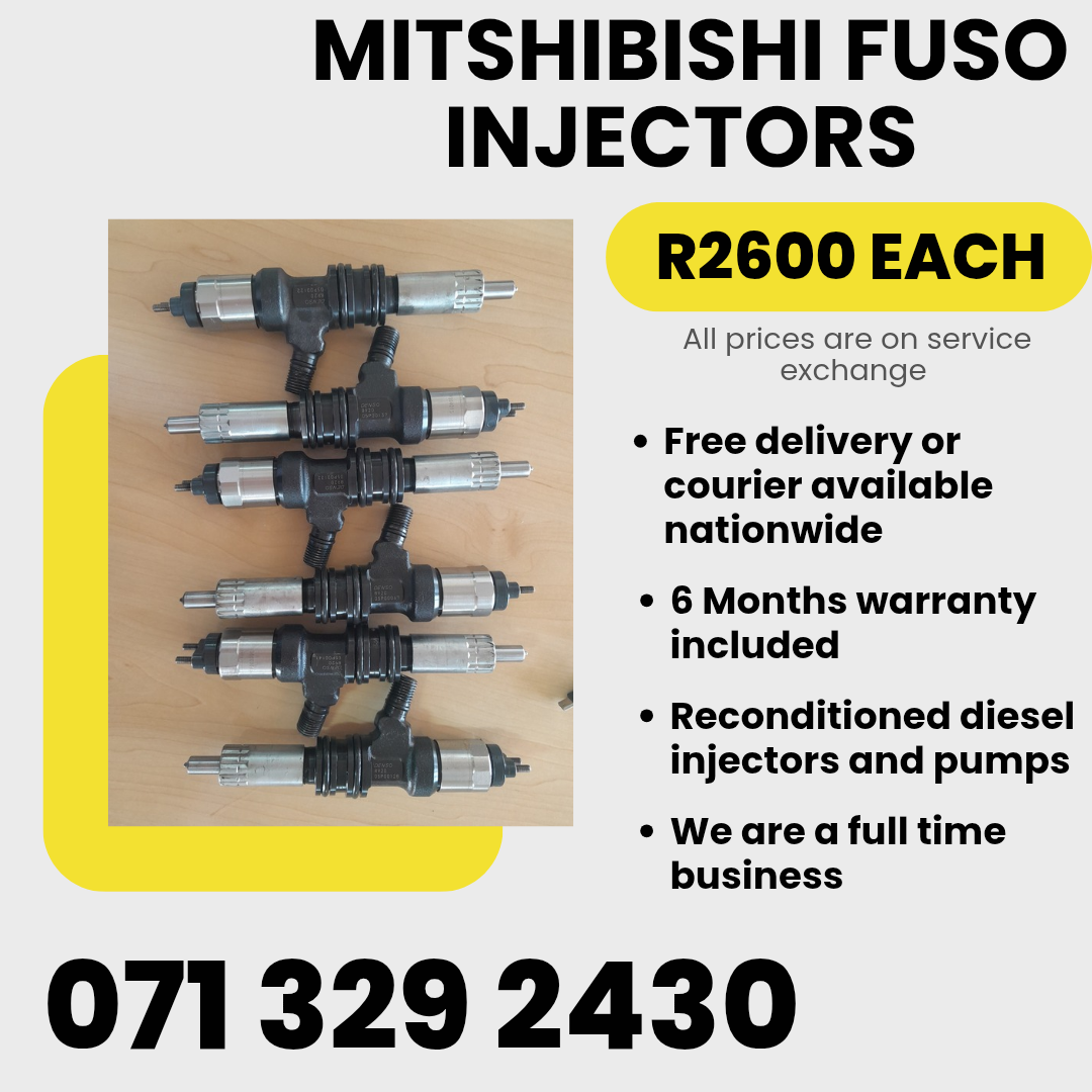 MITSHUBISHI FUSO TRUCK INJECTORS FOR SALE WITH WARRANTY - Private Seller MITSHUBISHI FUSO TRUCK INJECTORS FOR SALE WITH WARRANTY - Private Seller