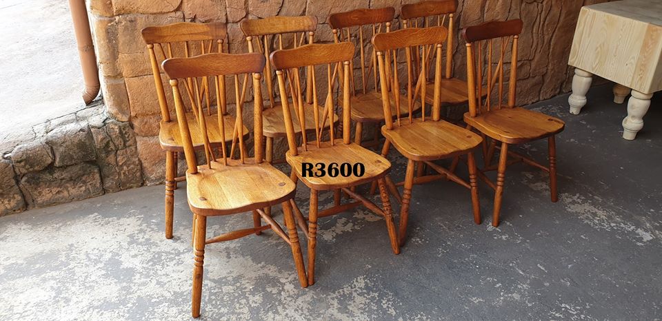 Oak Windsor Dining Chairs Junk Mail