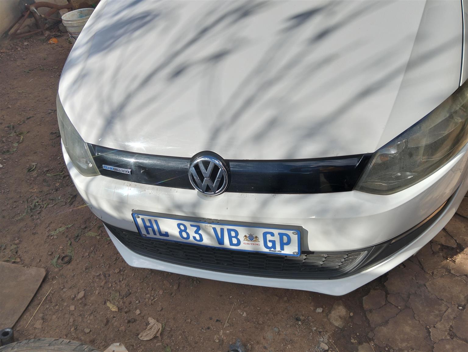 White VW polo in a best condition