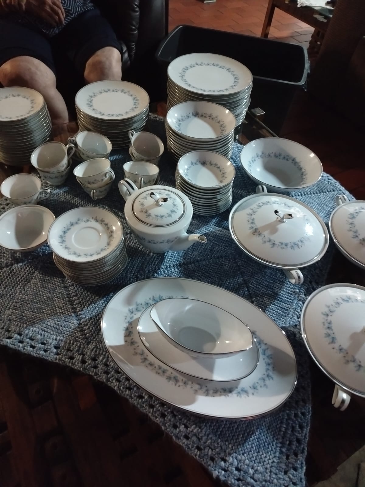 1960's Mid Century Noritake Japan 6207 Concord Dinner Set