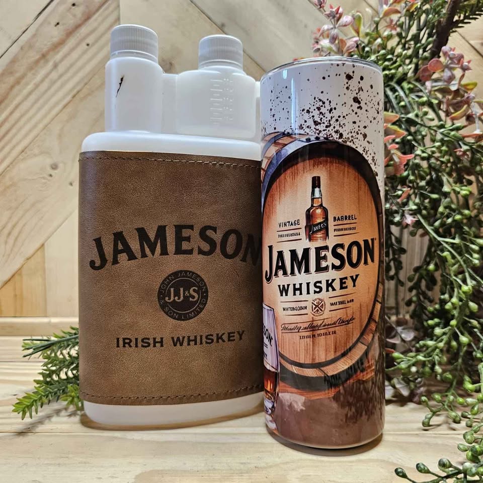 Brandy, Whiskey, Rum Combo Tumbler and squeezy bottle