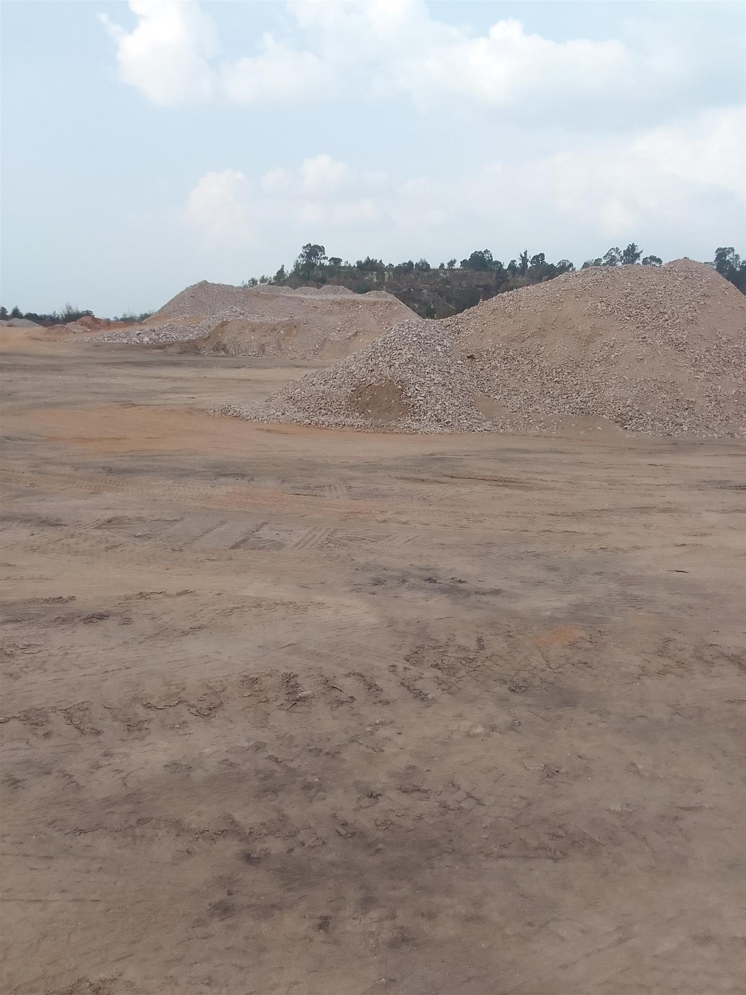 Compacted Sand Fill G-5 filling compacting sand and G-1 Crusher Run or mix for sale | Junk ...