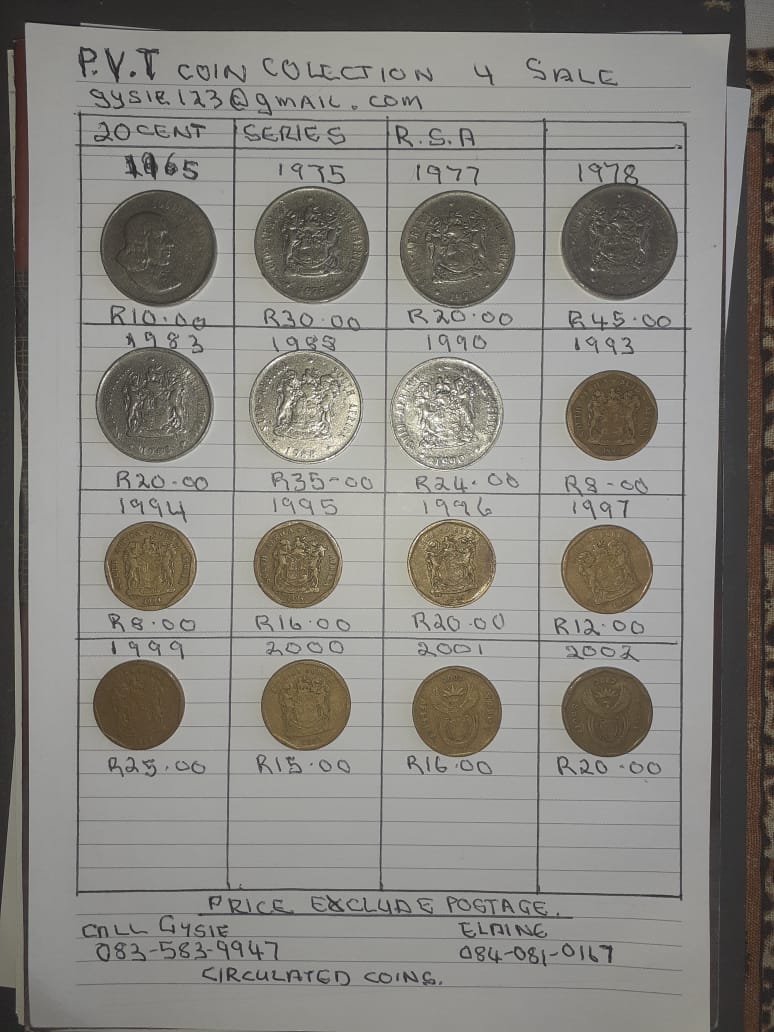 Coins and notes collection for sale Coins and notes collection for sale