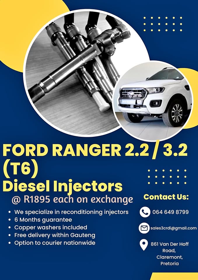 Ford Ranger 2.2 / 3.2 (T6) Diesel Injectors | Junk Mail Marketplace