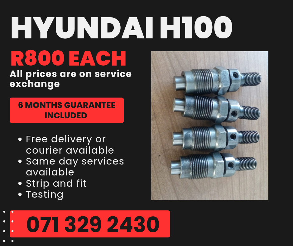 HYUNDAI H100 DIESEL INJECTORS FOR SALE WITH WARRANTY - Private Seller HYUNDAI H100 DIESEL INJECTORS FOR SALE WITH WARRANTY - Private Seller