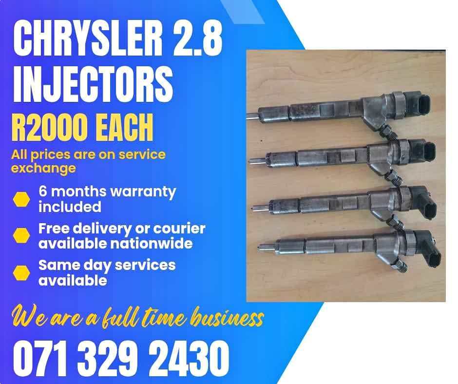 CHRYSLER 2.8 INJECTORS FOR SALE WITH WARRANTY ON - Private Seller CHRYSLER 2.8 INJECTORS FOR SALE WITH WARRANTY ON - Private Seller